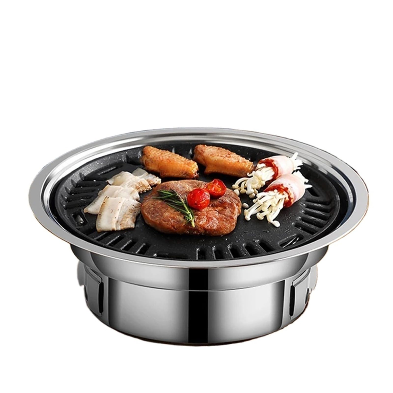 Grill na węgiel drzewny grill domowy grill nieprzywierający do domu kuchni na zewnątrz ogród grill kuchenka
