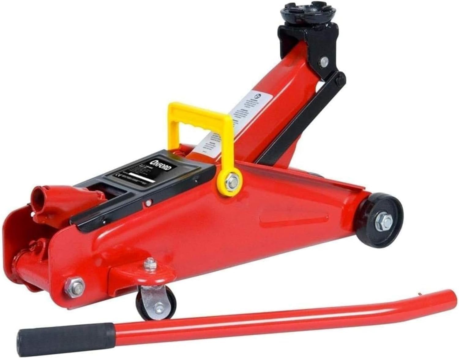 Cric Sollevatore Idraulico A Carrello Meccanico Per Auto 2 Tonnellate Altezza di Sollevamento 140-305mm Martinetto Sollevatore Con 4 Ruote Bidirezionali