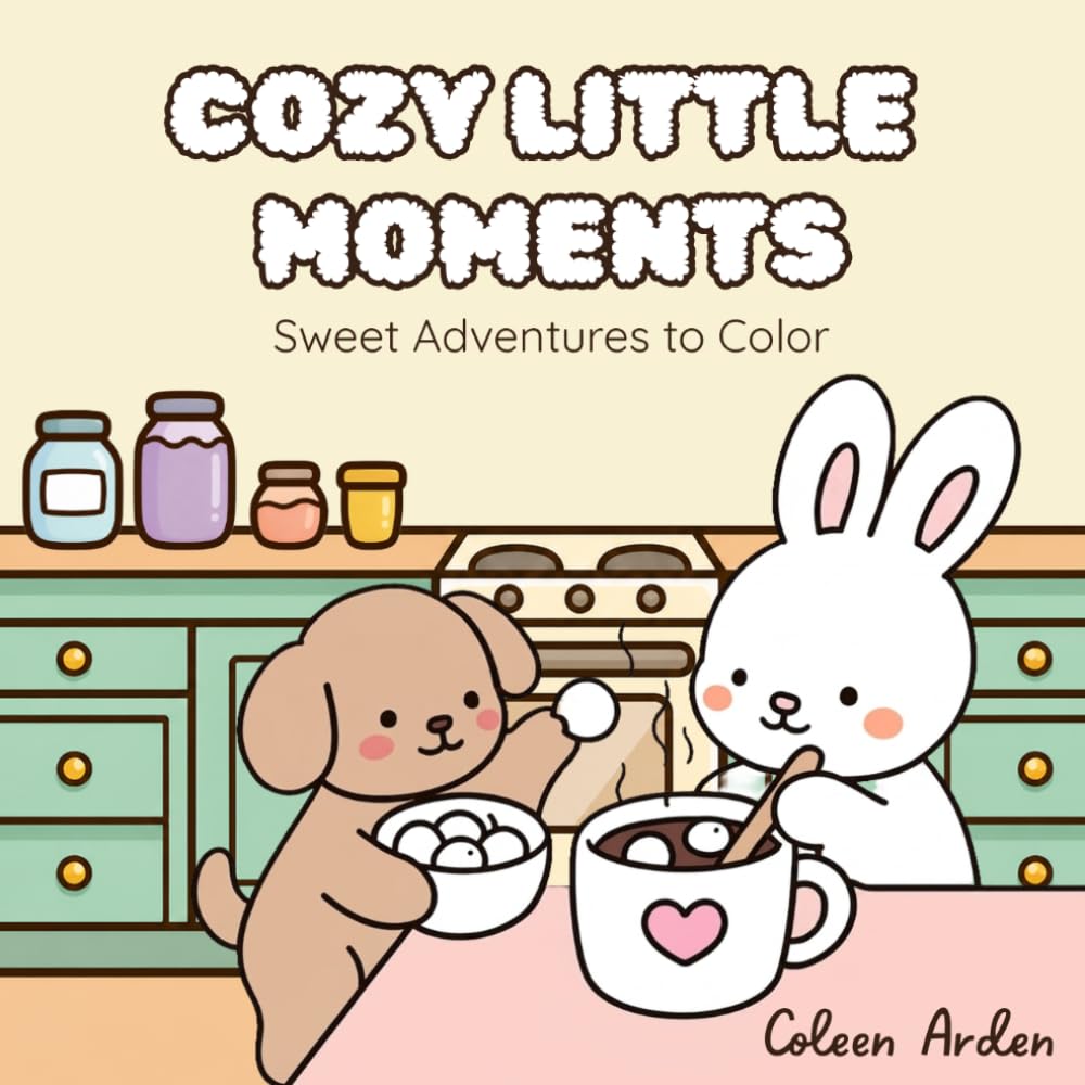 Cozy Little Moments: Sweet Adventures to Color