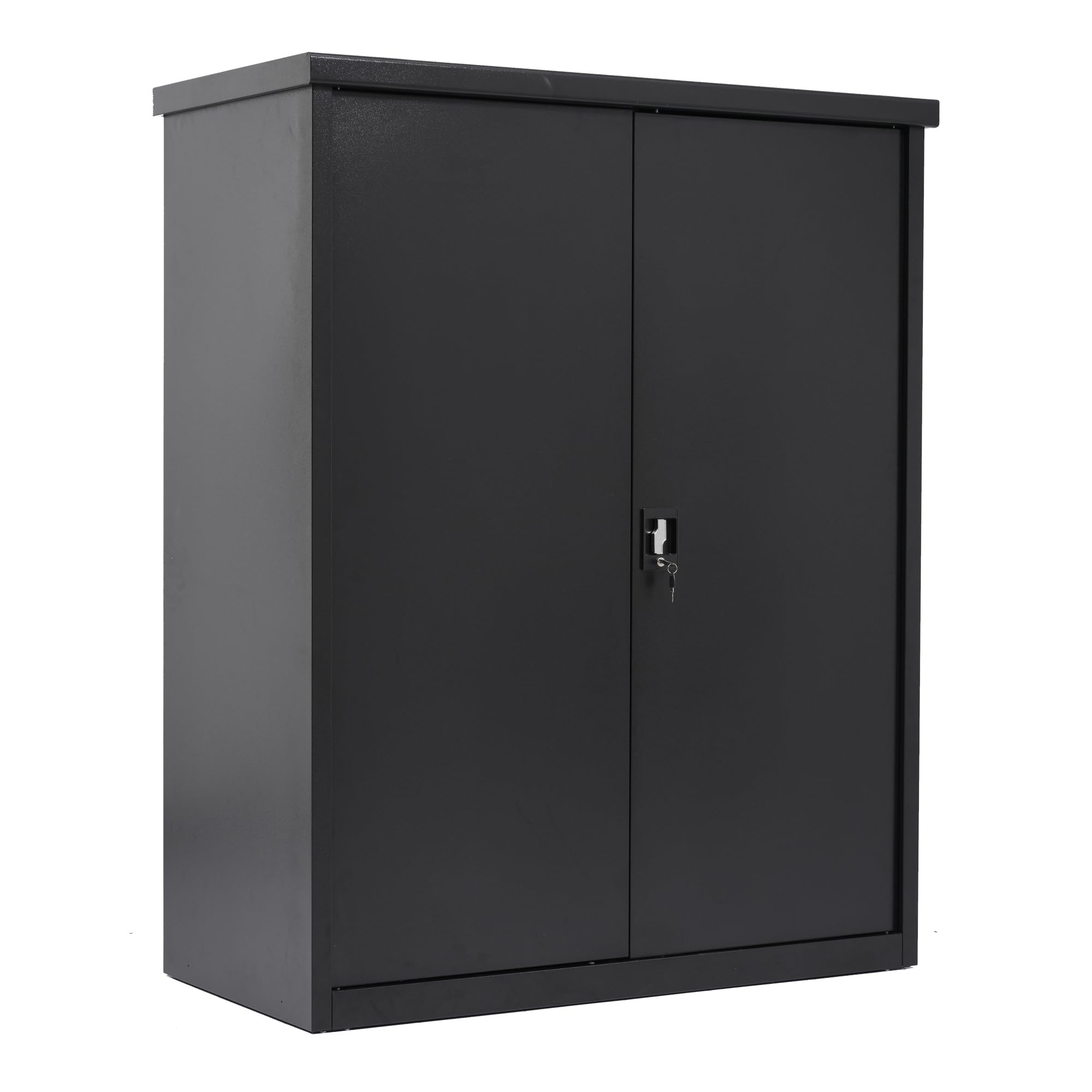 Amazon.co.jp: 物置 ブラック 大型屋外収納庫 120x60x154cm 大容量収納