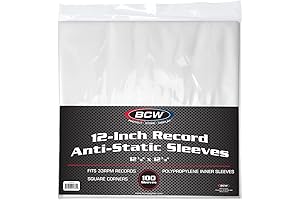 BCW's Premium 12-Inch Vinyl Style Outer Sleeves (100 Count) | Vinyl LP...