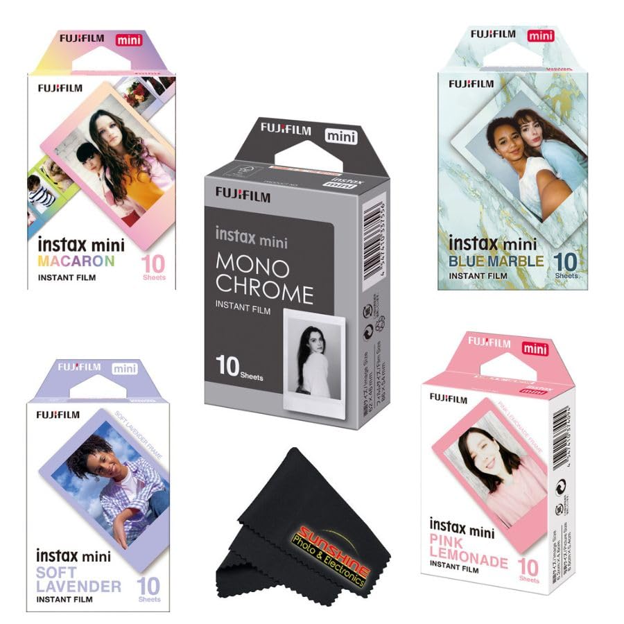 Fujifilm Instax Mini Film Variety Pack (50 Sheets)