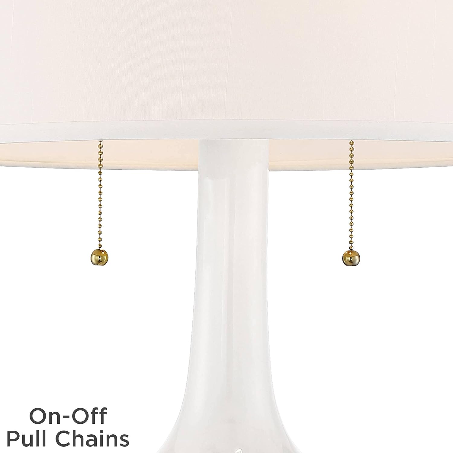 Possini Euro Design Natalia Modern Country Cottage Table Lamp 27" Tall White Ceramic Glaze Textured Floral Bloom Drum Shade for Bedroom Living Room House Home Bedside Nightstand Office Family