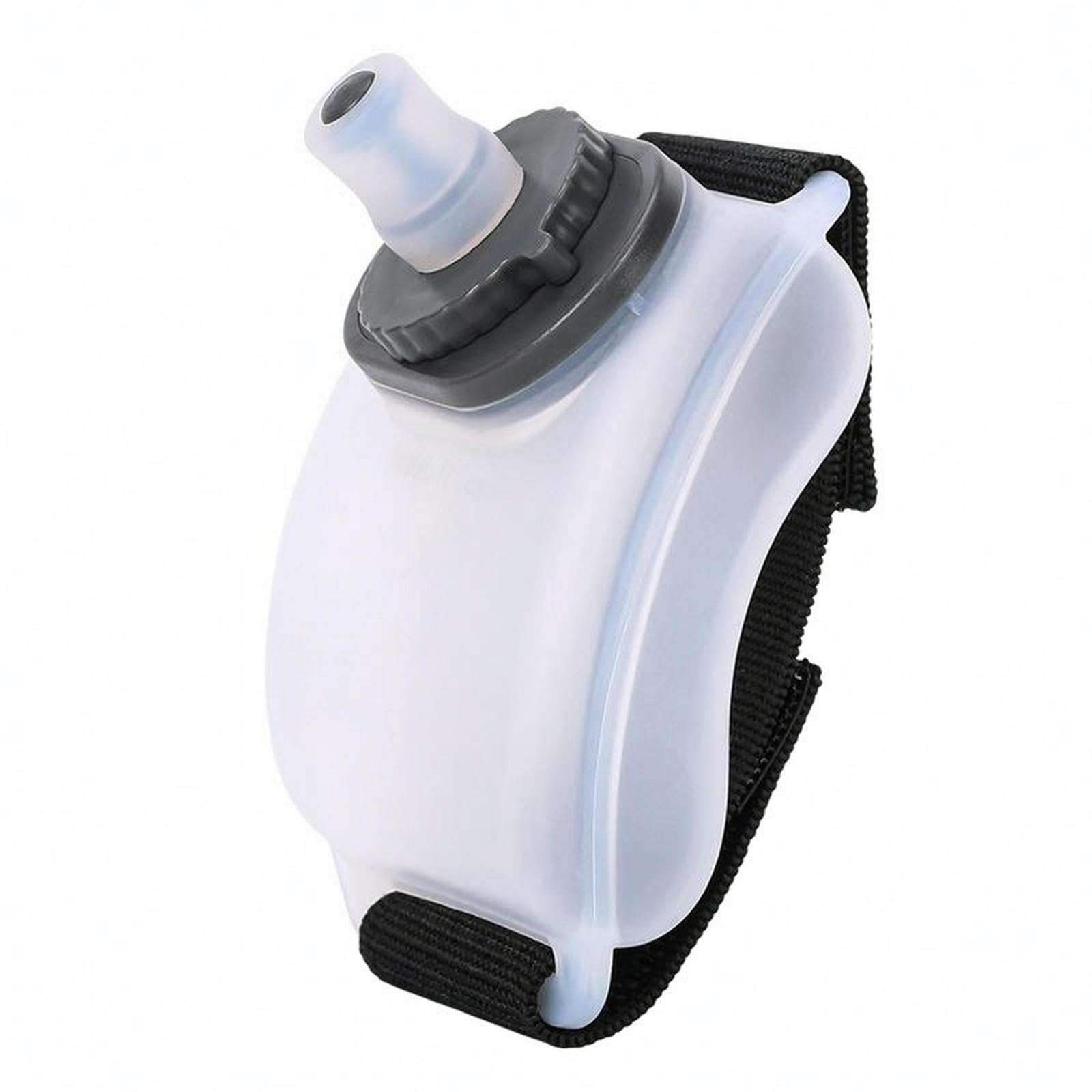 Wrist-Mounted Water Bottle Adjustable Strap Wrist-Held Bottle Soft Athletic Shape Gear for Runners, Cyclists, Bicycling, Outdoor Exercise Clear-image-18