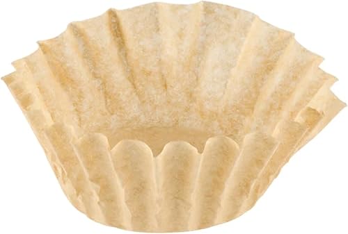 Miniatura 6 de Filtros de café marrón sin blanquear biodegradables naturales para cesta grande de 8-12 tazas, 9.75" - 4.25" (200)