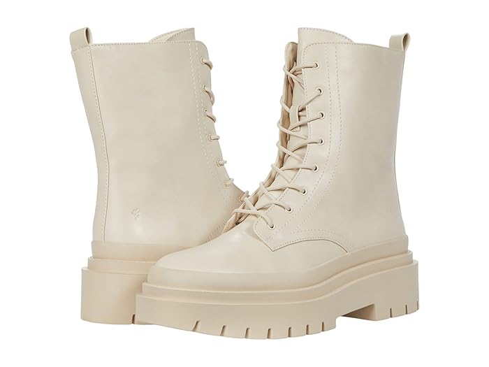 Size 7.5 Cool Planet by Steve Madden Womens Moss Faux Leather Round Toe Mid-Calf Boots