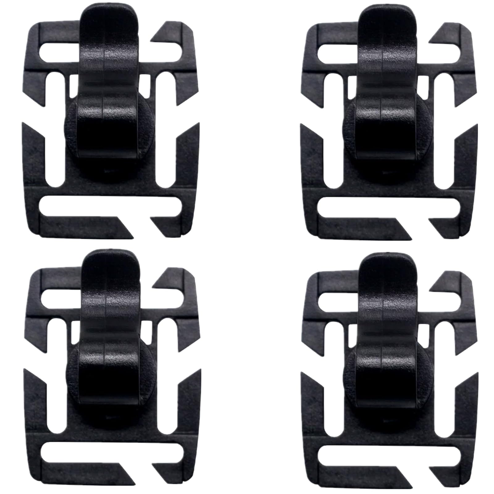 4 Pcs Bladder Tube Clips for Hydration Pack, Universal Fixed Gear Water Pipe Hose Clamps Backpacks Buckle Bladder Bag Part for Camping Hiking