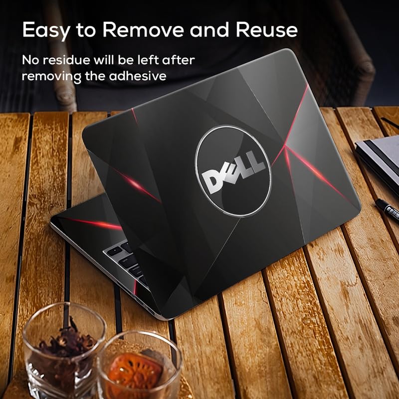 Image of Galaxsia DSGN 301 Full Body Laptop Skin Bubble-Free| Laminated & Removable | HD Quality Sticker for Laptops Upto 15.6 Inches Compatible with DELL