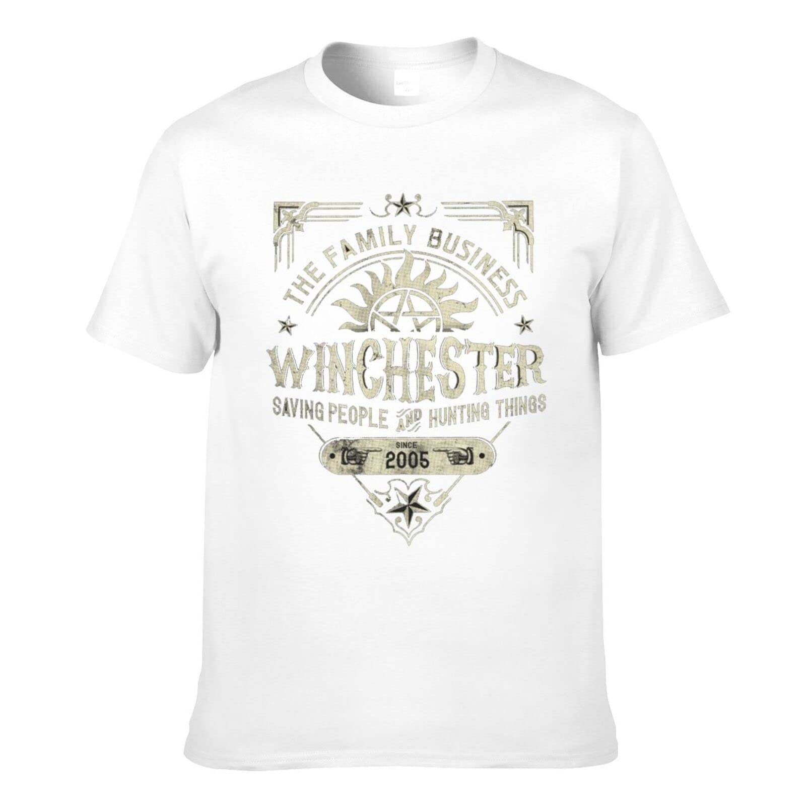 HAIIQMen's T-Shirt Casual Short Sleeve Quick Dry Breathable Loose Fit Crew Neck Pure Cotton T Shirt