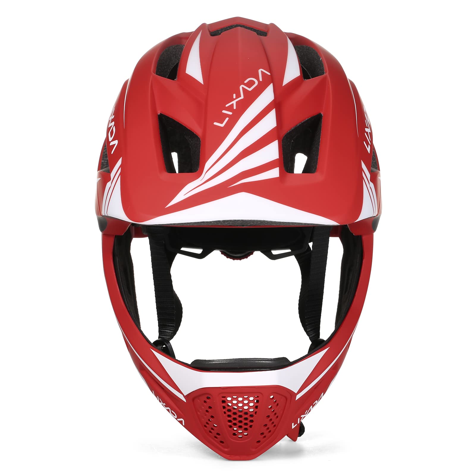 Kavolet Casco da bicicletta per bambini, con protezione per il mento rimovibile, per ciclismo, skateboard, pattinaggio a rotelle, scooter (unisex 52-58 cm)