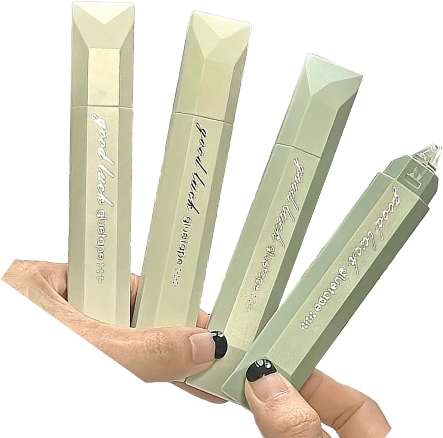 4Pcs Double Sided Tape Roller,Scrapbook Tape Double Sided Tapes Pen Adhesive Glues Runner School Teacher Supplies Double Sided Tape Roller for