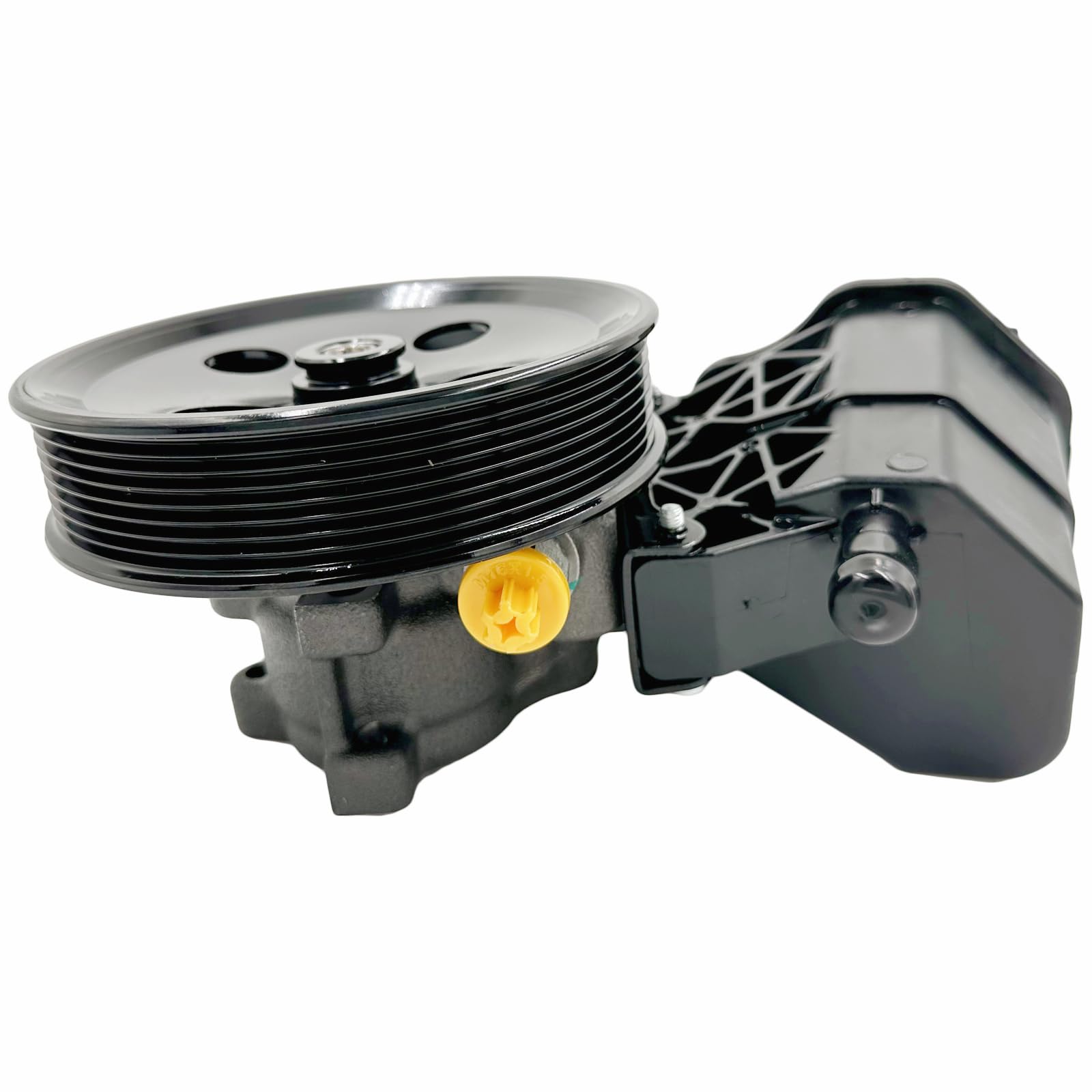 TALAMOYI Power Steering Pump with Pulley Reservoir Assembly Compatible with 2003-2007 Dodge Ram 2500 3500