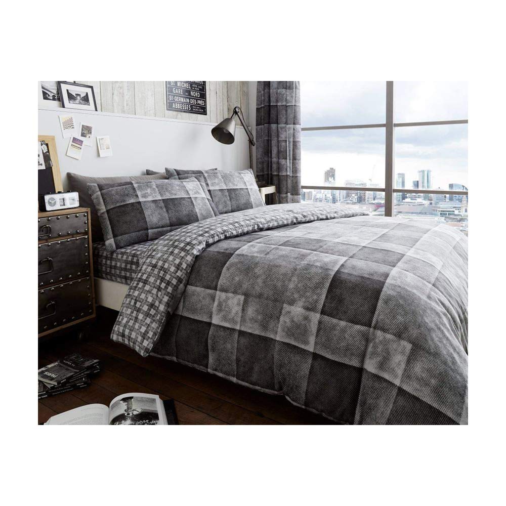 Set copripiumino in policotone, multi design, con federa, singolo/ matrimoniale/king/super king, Policotone, Charter Stripe Mustard, King