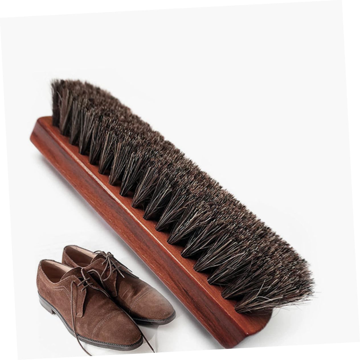 UKCOCO 4piezas Cepillos De Crin para Zapatos y Tapicería Limpiador Versátil Cepillo De Pulido