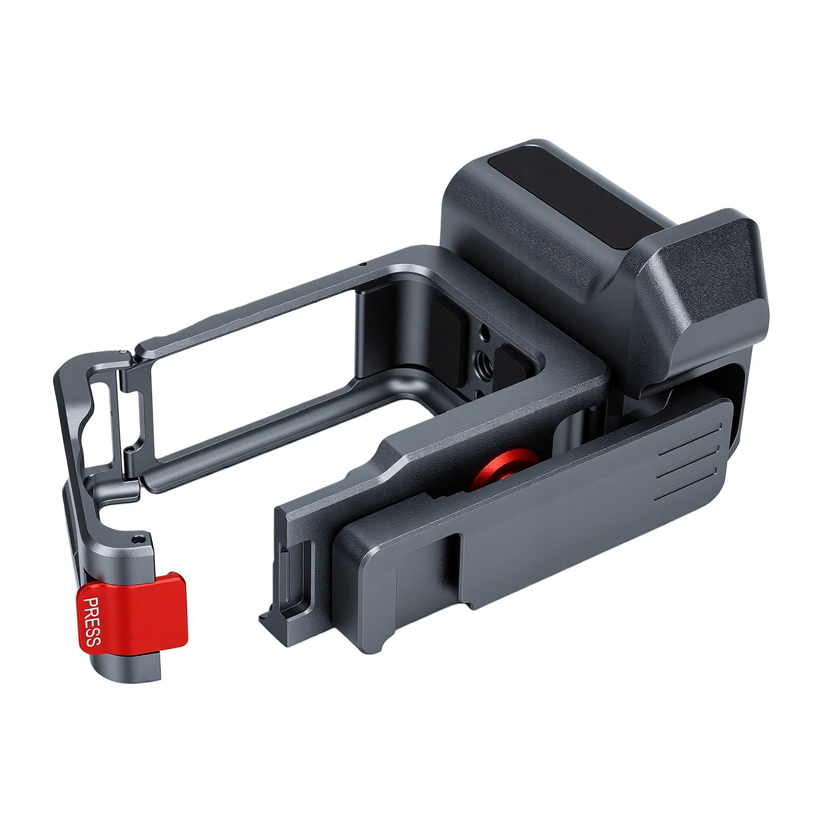 Bewinner Jaula de Aluminio con Empuñadura para Cámara Action 6, Soporte