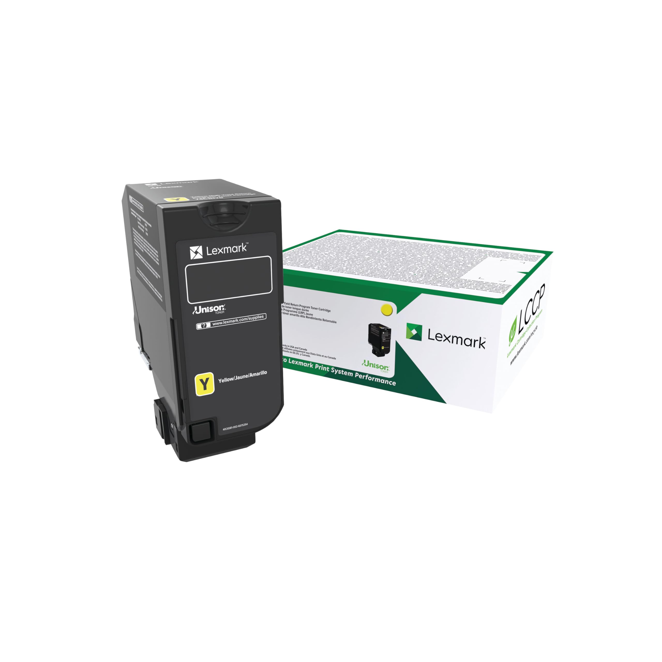 Lexmark 74C20Y0 Original Laser Toner - Yellow