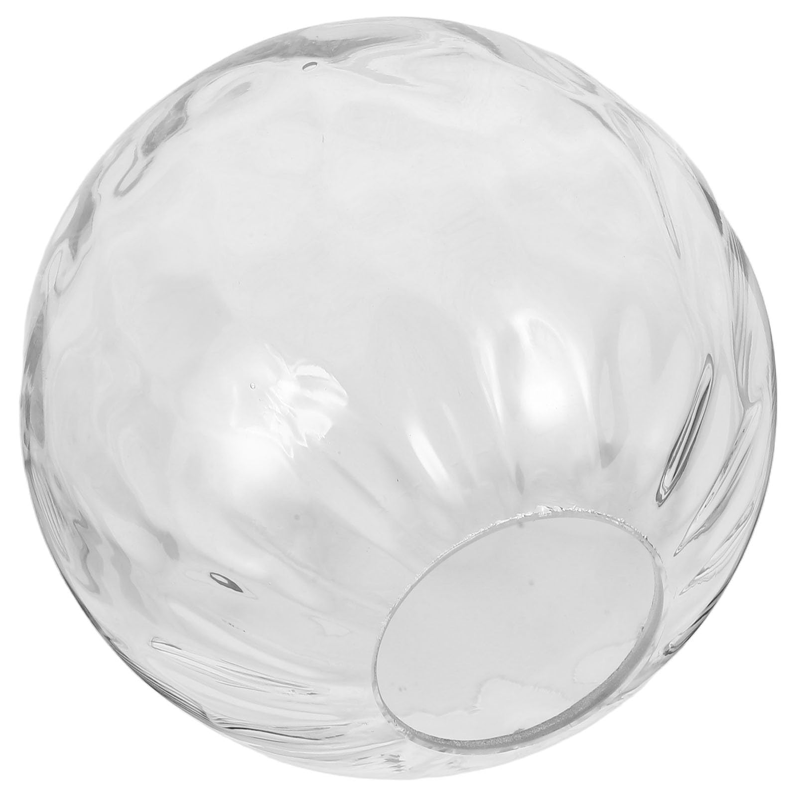 NULYLU Glass Lampshade Replacement Clear Round Ball Lamp Cover for Ceiling Light Fixtures Table Lamps Chandeliers Glass Lamp Shades for Ceiling Lights 5.79 in Globe Shade