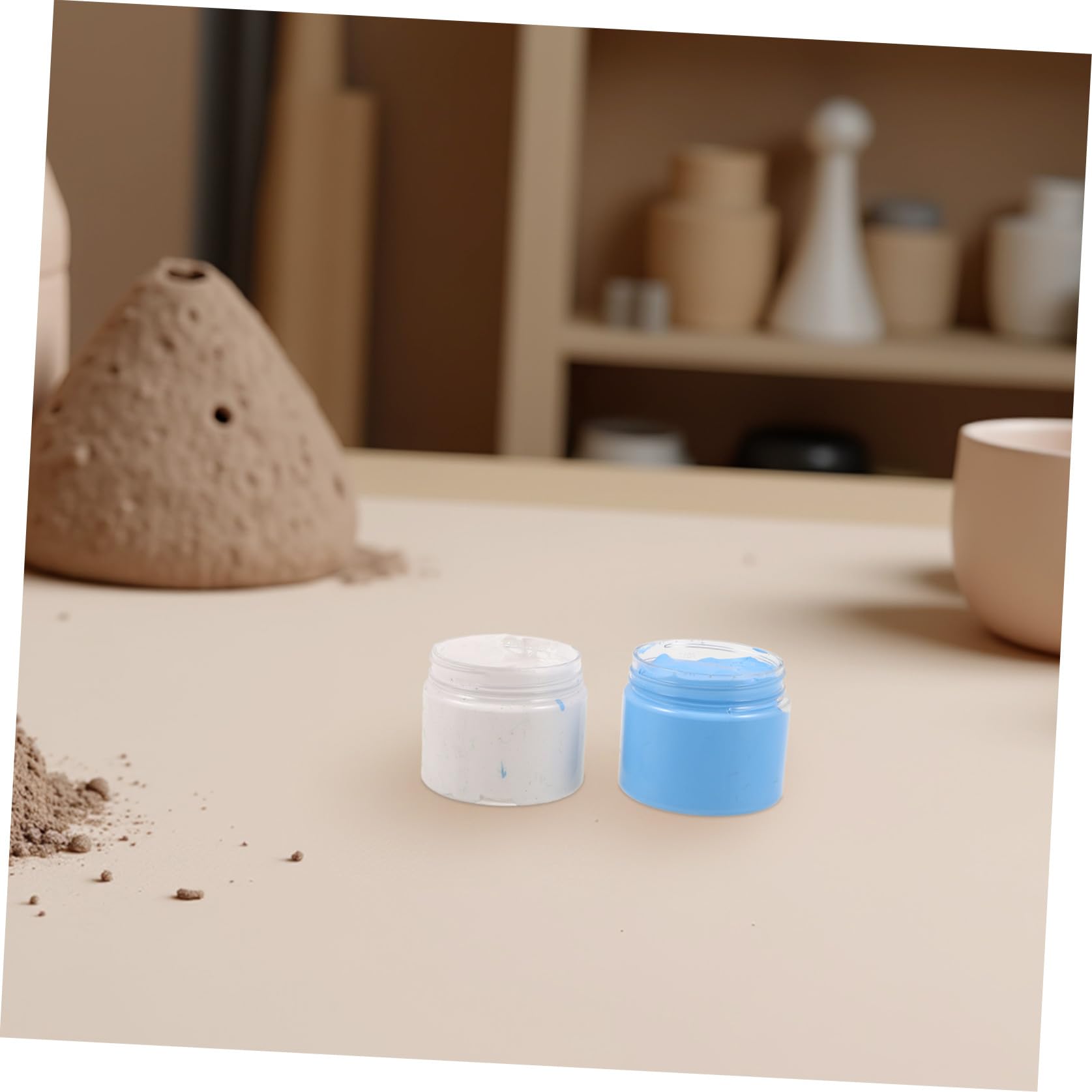 BESTonZON 2 Pezzi Kit 2 Pezzi Stucco per Stampi in Argilla Fai da Te, Pasta Polimerica Flessibile 200g, Argilla Sigillante per Creazione Stampi Resina, Adatto per Artigianato, Scuole e Hobby