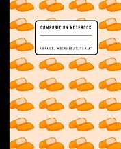 Chicken Nugget Composition Notebook: Wide Ruled Pages | Nuggets Pattern Cover | 7.5" x 9.25"