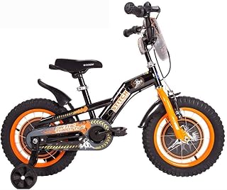 GAOTTINGSD Kids' Bikes Boy bicycle Children's bicycle 3-6 year old girl, children's bicycle with training wheel and Baket, 95% assembled