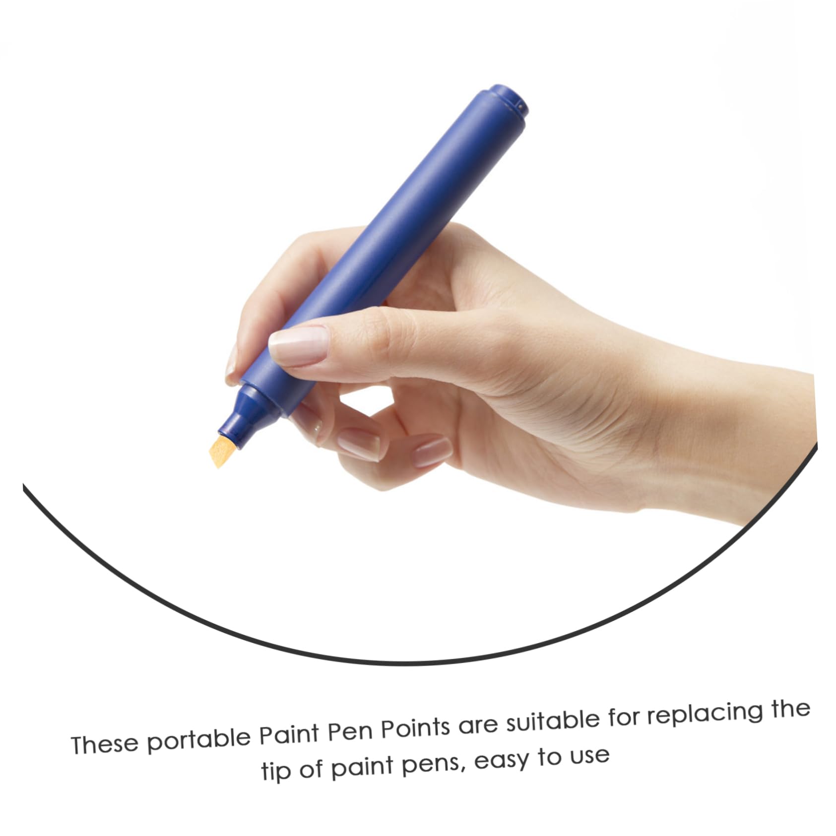 KONTONTY 50pcs Replacement Nibs for Marker Pens Universal Painting Pen Tips Durable Smooth Writing