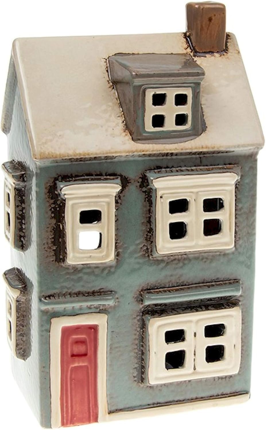 Village Pottery Grey Country House Tealight Holder