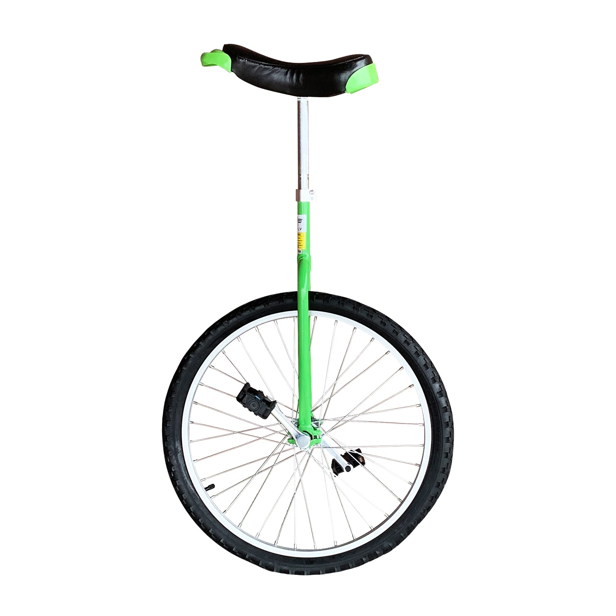 Unifly24" Beginner Training Unicycle - [A] Frame, Tubular Oval Steel, Complete Set, Aluminum Wheels