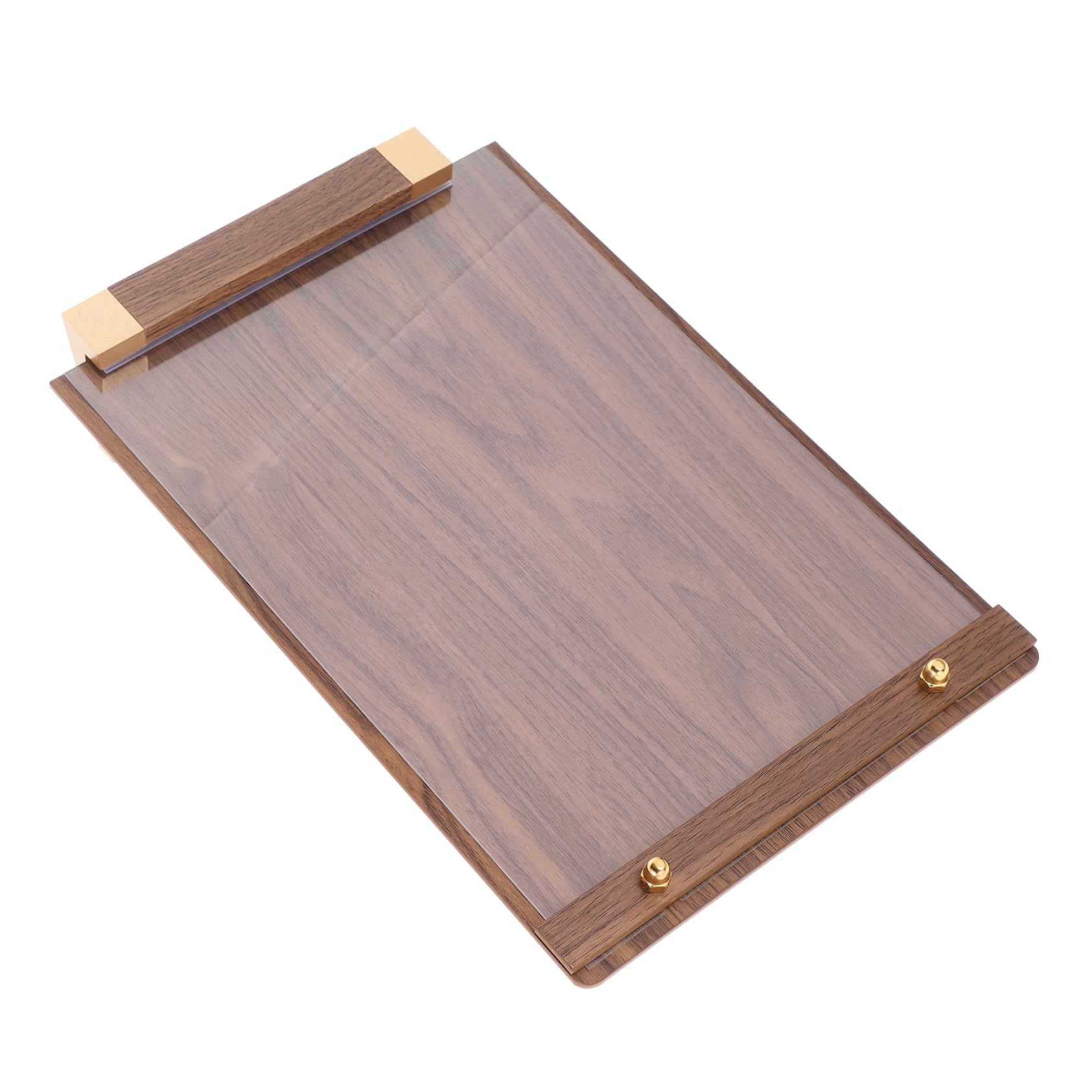 MAGICLULU 5 Piezas Soporte Vertical de Madera para Certificados y Porta Letreros con Base Estable para Escritorio Exhibición Elegante y Oficinas