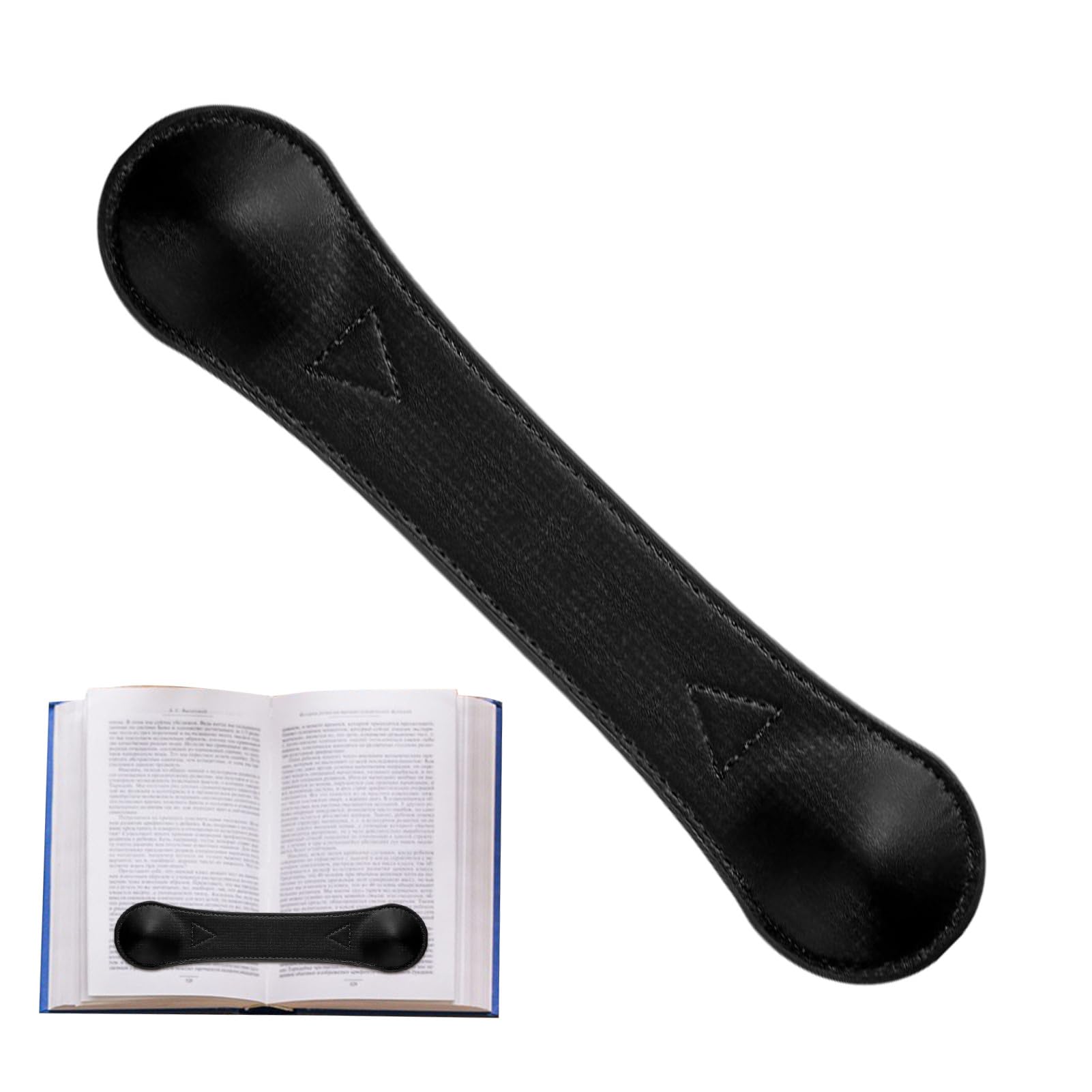 WOBBLO Peso del libro Marcapáginas magnéticas de Cuero PU Soporte de abridor de libros de lectura portátil lavable para lectura, soporte de apertura de libro para adultos, regalos para lector de