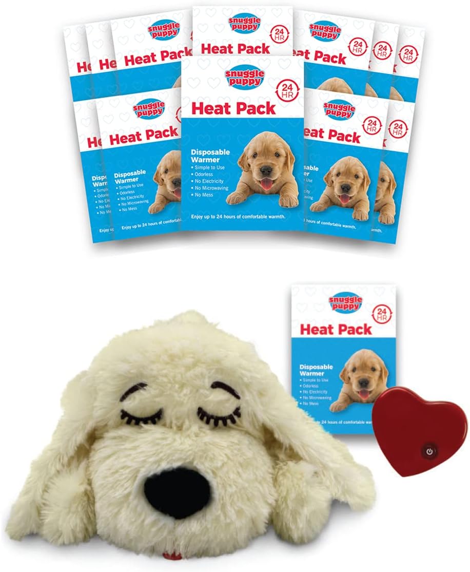 SmartPetLove Snuggle Puppy Heartbeat Stuffed Toy for Dogs