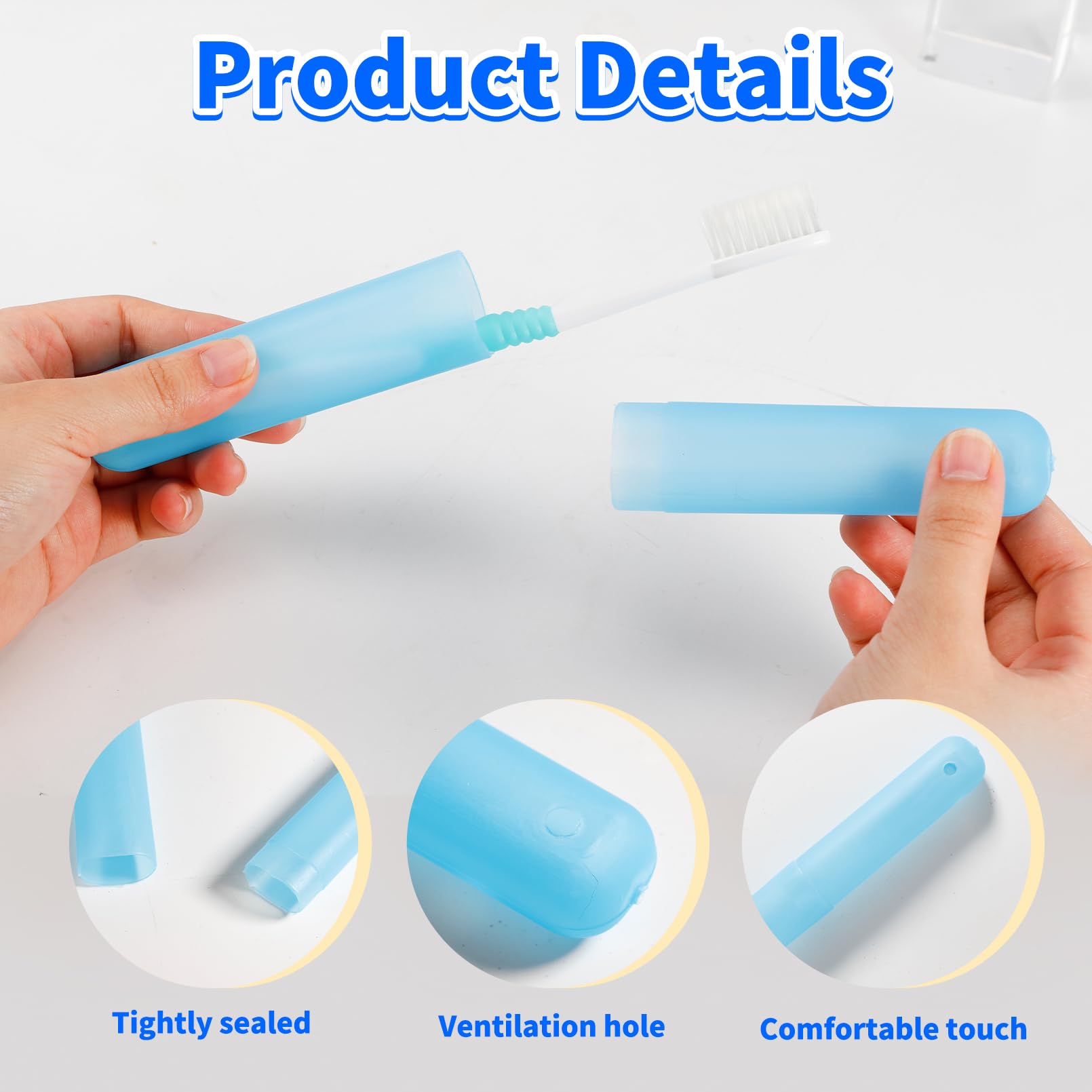 Estuche de plástico para cepillos de dientes (48 piezas)