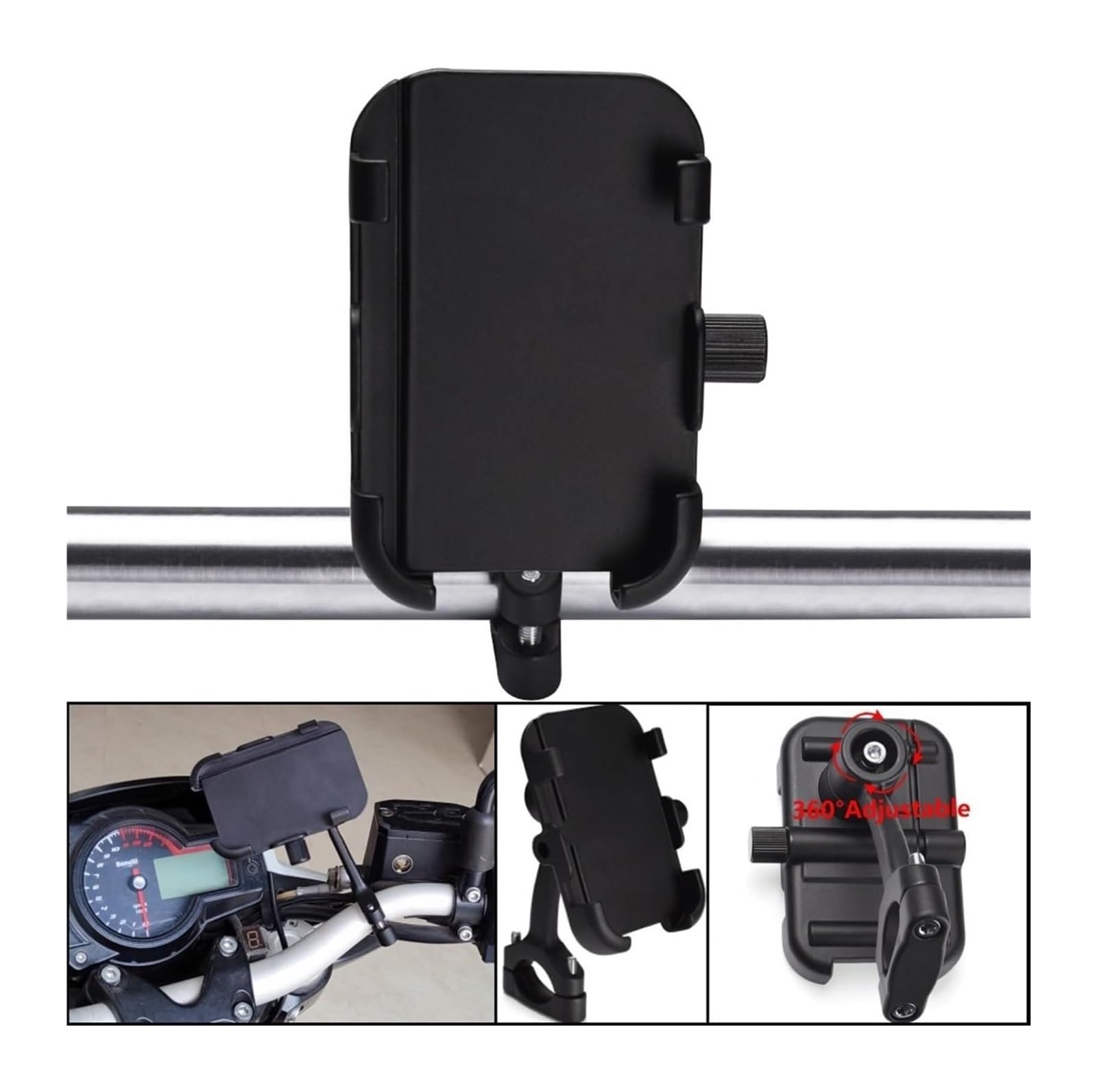 Manillar USB para Motocicleta para TDM 900 850 para TDM900 para TDM850 Motocicleta Teléfono Soporte Irrompible Manillar Rotación 360 ​​Grados Navegación