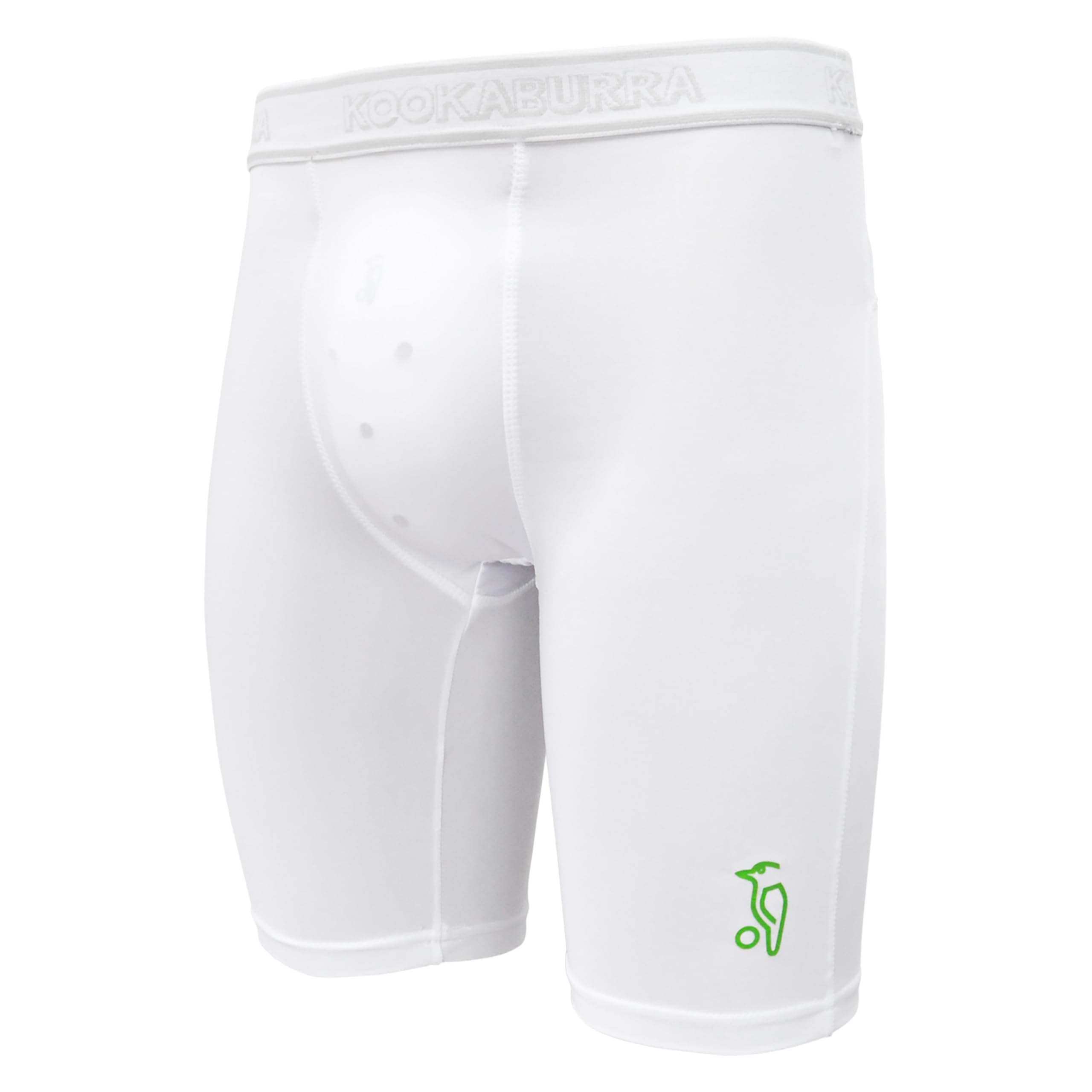 Kookaburra Cricket KB Compression Lite Shorts, XX-Large White