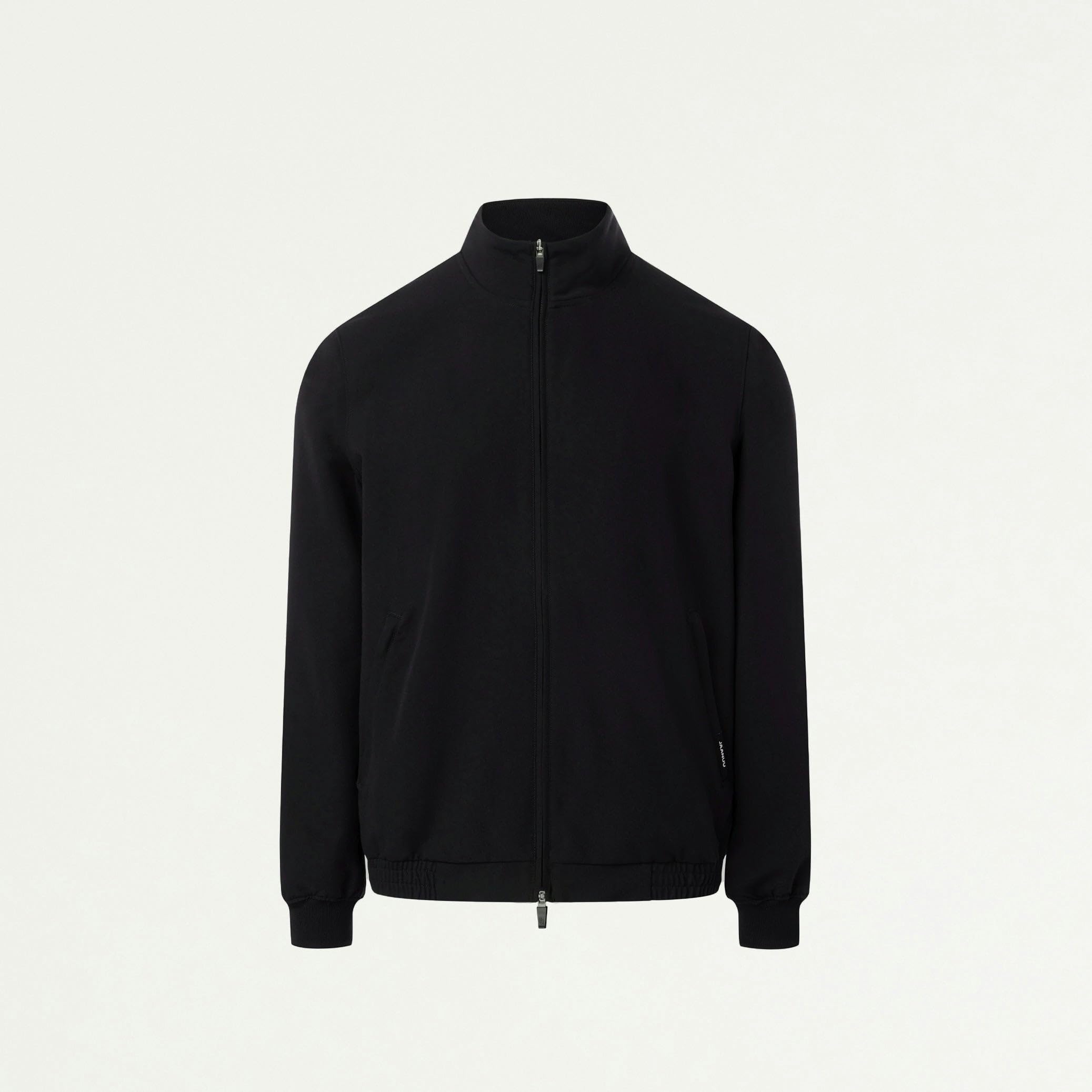 Jaanuu Wolfe Men's 6-Pocket Classic Scrub Jacket - Black XS