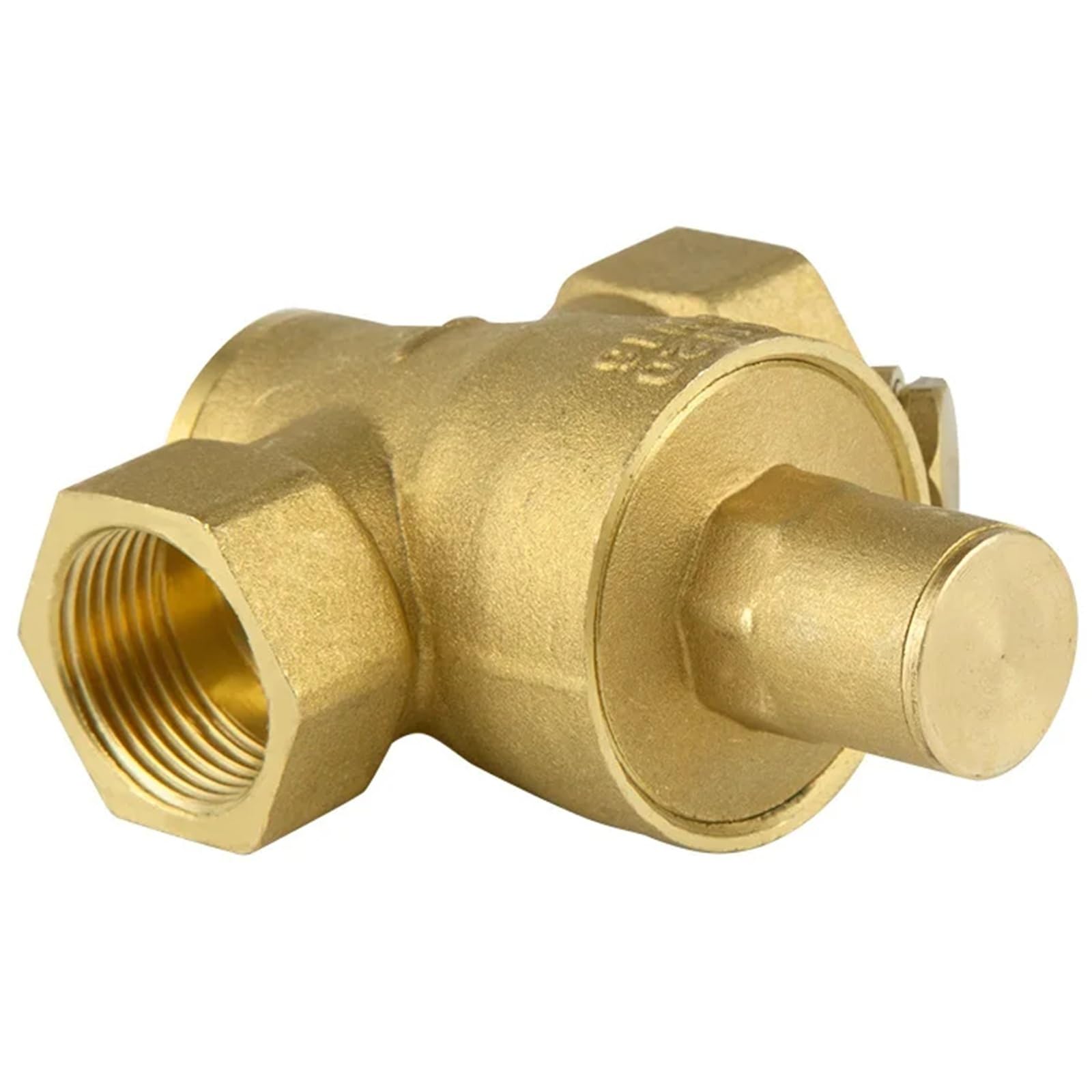 Owytmabq One Color Brass Pressure Reducing Valve For Tap Water Regulating With Gauge Engineering Special(Pressure Gauge)