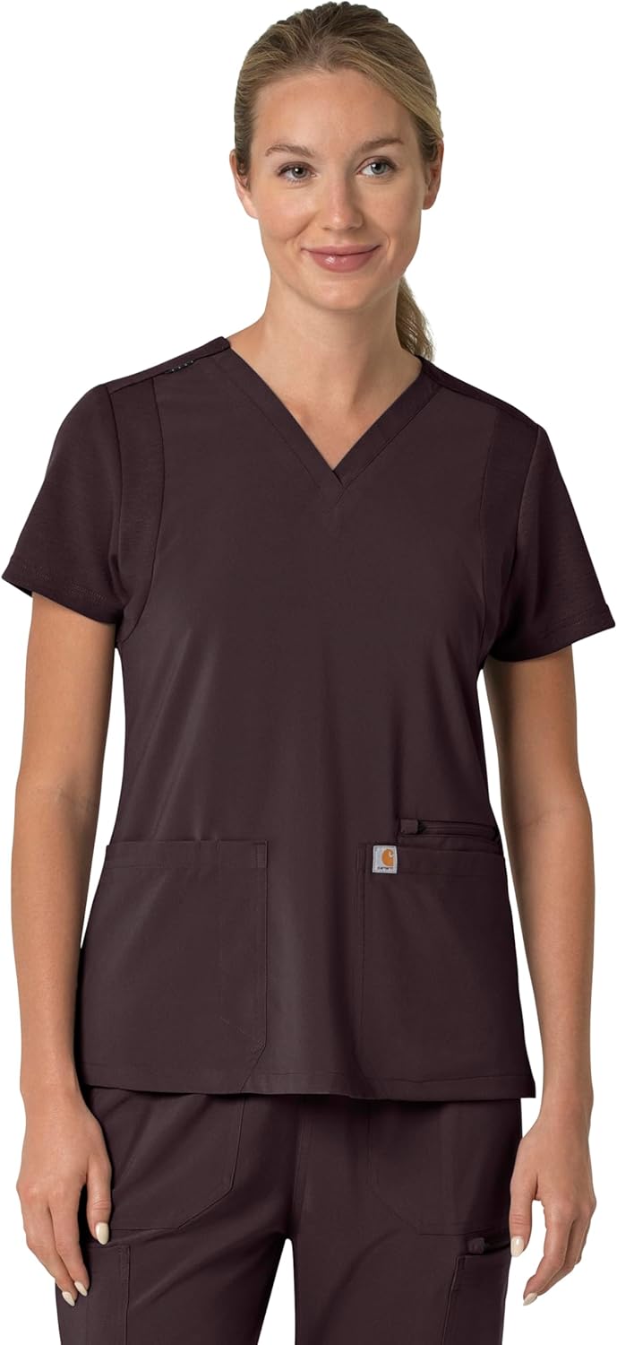 Carhartt Scrubs C13210 Women's Force Cross-Flex Modern Fit Flex Panel