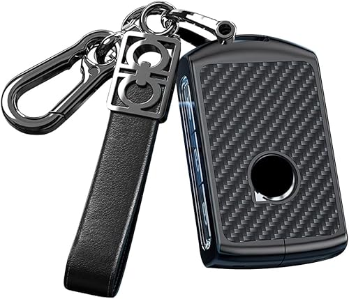 HIBEYO Funda para llavero de fibra de carbono para Volvo XC40 XC60 XC90 S90 S60 V60 V90 2019-2023 Accesorios de carcasa de llave con llavero remoto disponible en Yaxa El Salvador