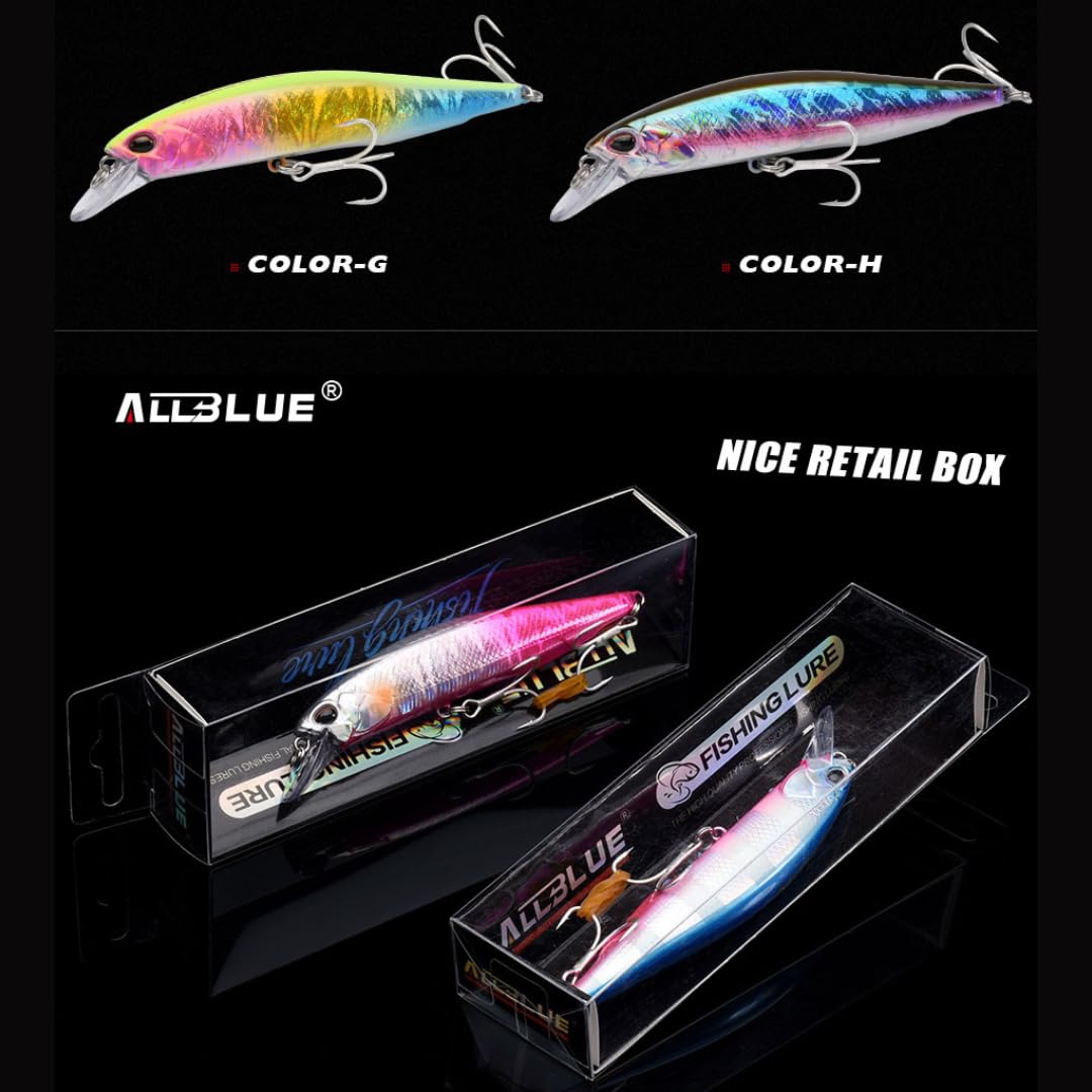 allblue fishing lure ALLBLUE SPRINT SW - Heavy Sinking Minnow -Jerkbait Fishing Lure - casting  and spinning fishing luer