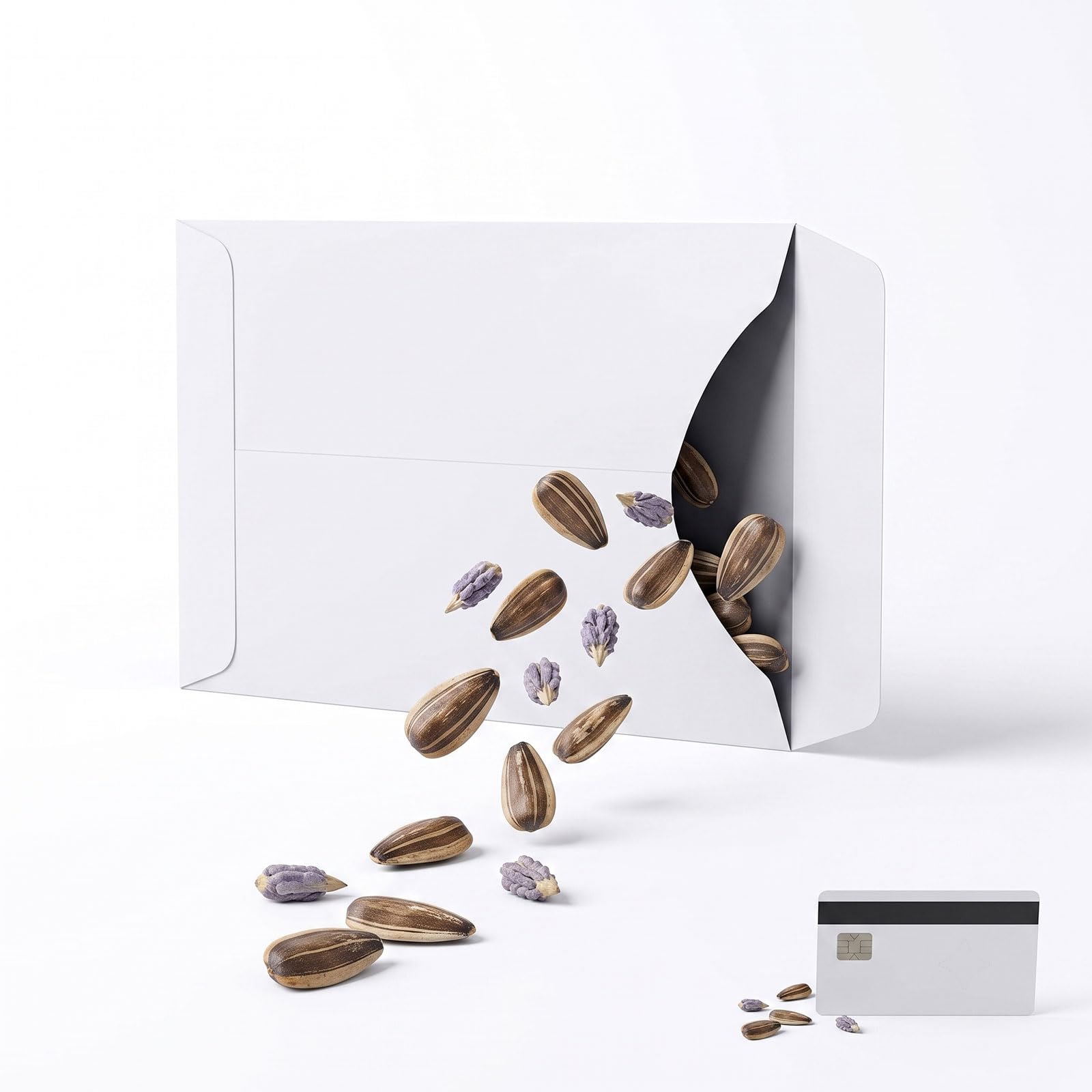 Small White Envelopes,120 Pcs Self-Adhesive Kraft Paper Seed Envelopes,Coin Envelopes for Packing or Storing Small Items Wages,Stamps(2.4 * 3.9inch)
