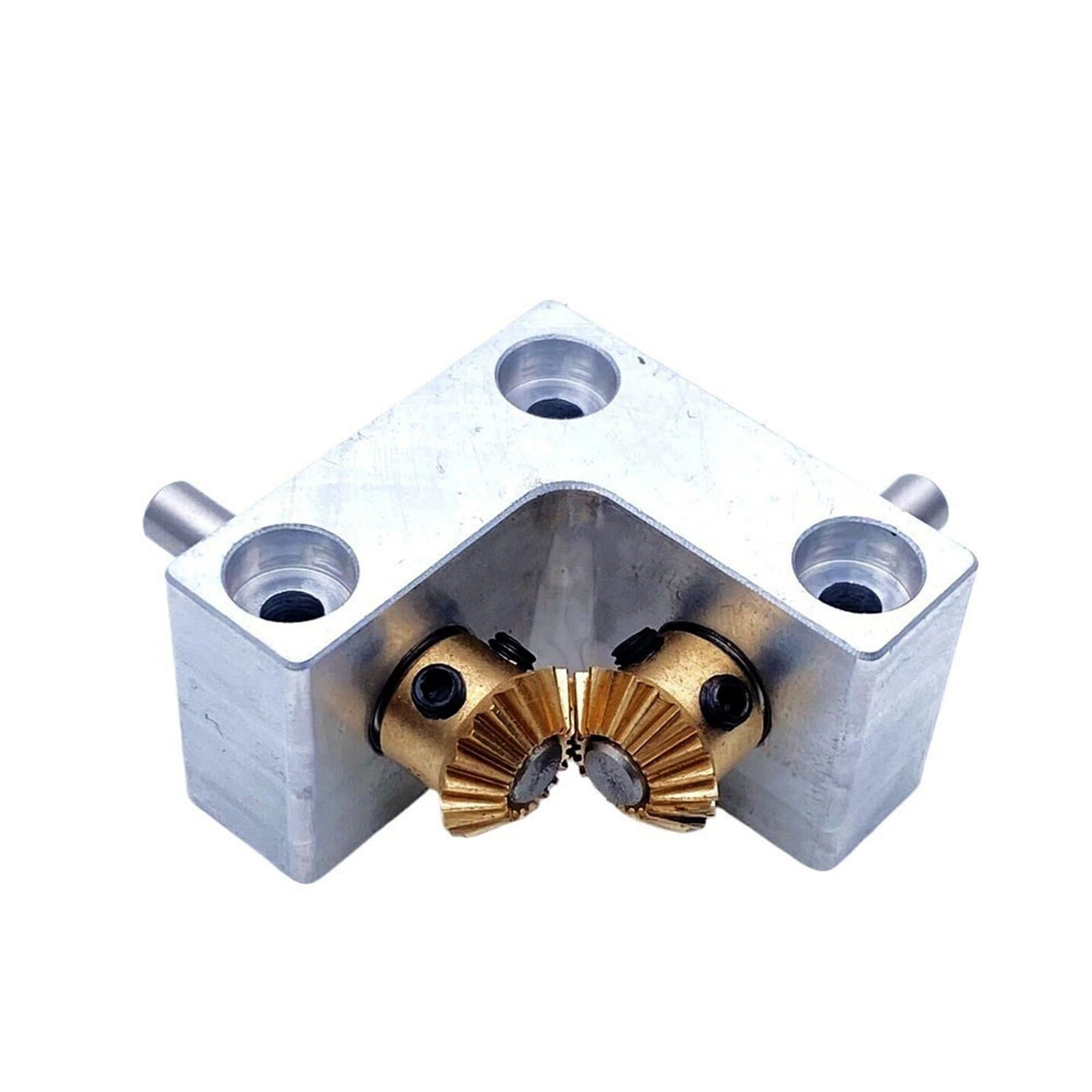 Angle Steering Small Bevel Gear Commutator 4mm Shaft 90 Degree Steerinng Corner Device 1 to 1 Transmission Reversing Gearbox Driving Change