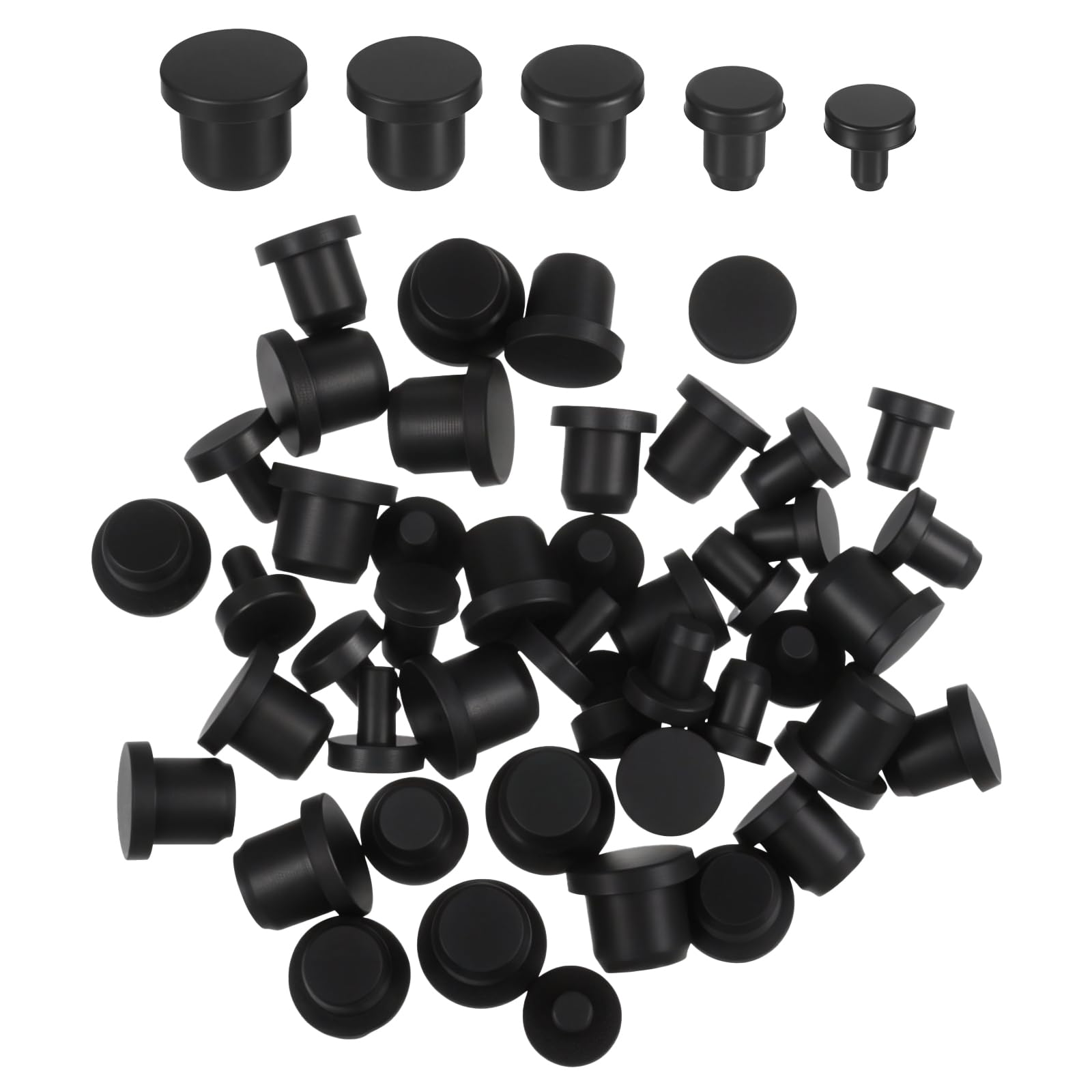 LIQWEI 50 Pcs Silicone Rubber Hole Plug - plugs tools | Mubboo