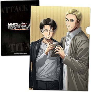 進撃の巨人 クリアファイル エレン リヴァイ エルヴィン Amazon.co.jp: 進撃の巨人 クリアファイルN[リヴァイ＆エルヴィン