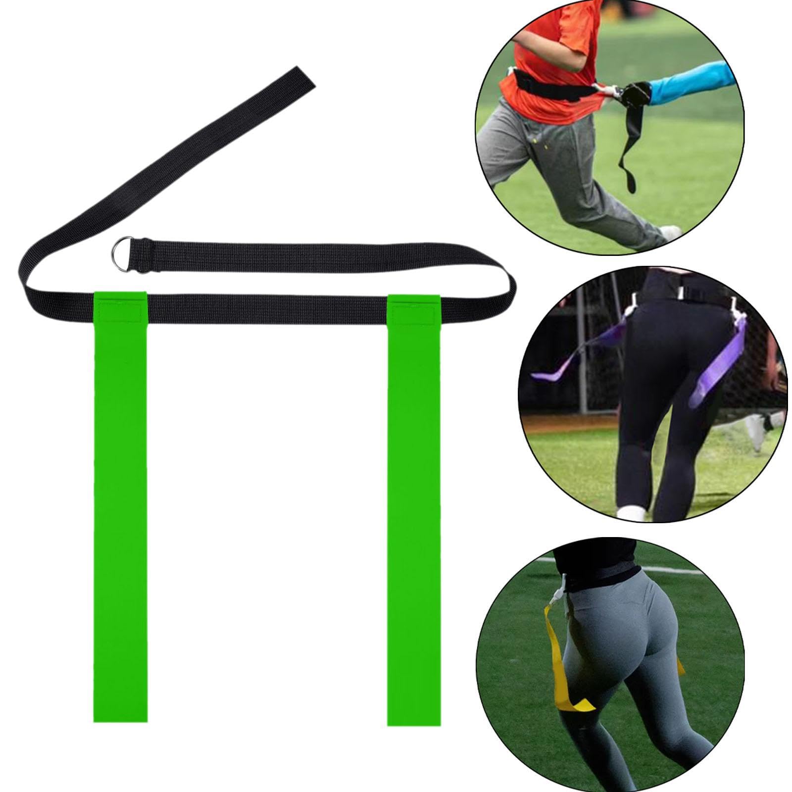 Harilla Rugby Tag Belt Flag Football Bann Bandera Suministros Deportivos Ajustables para de Juegos