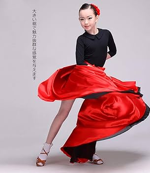 Amazon.co.jp: 社交ダンス衣装 レディース スカート ダンス