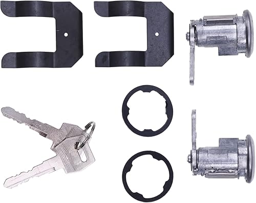 Miniatura 6 de JZGRDN Par de llaves de cilindro para cerradura de puerta 5070001 DL15504 compatibles con Ford E150 E250 E350 E100 Truck Van Granada Mustang Pinto