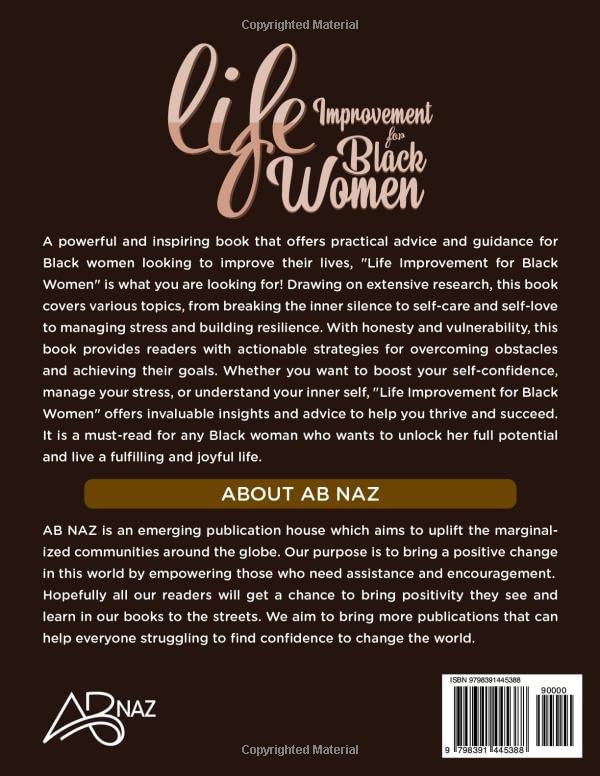Vista 2 de Life Improvement For Black Women 30+ ACTIVITIES TO BREAK YOUR INNER SILENCE, STAND STRONG, EMPOWER CONFIDENCE AND RAISE YOUR SELF-ESTEEM.