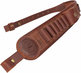 TOURBON 12GA Shotgun Shell Holder Gun Sling Adjustable Shoulder Strap