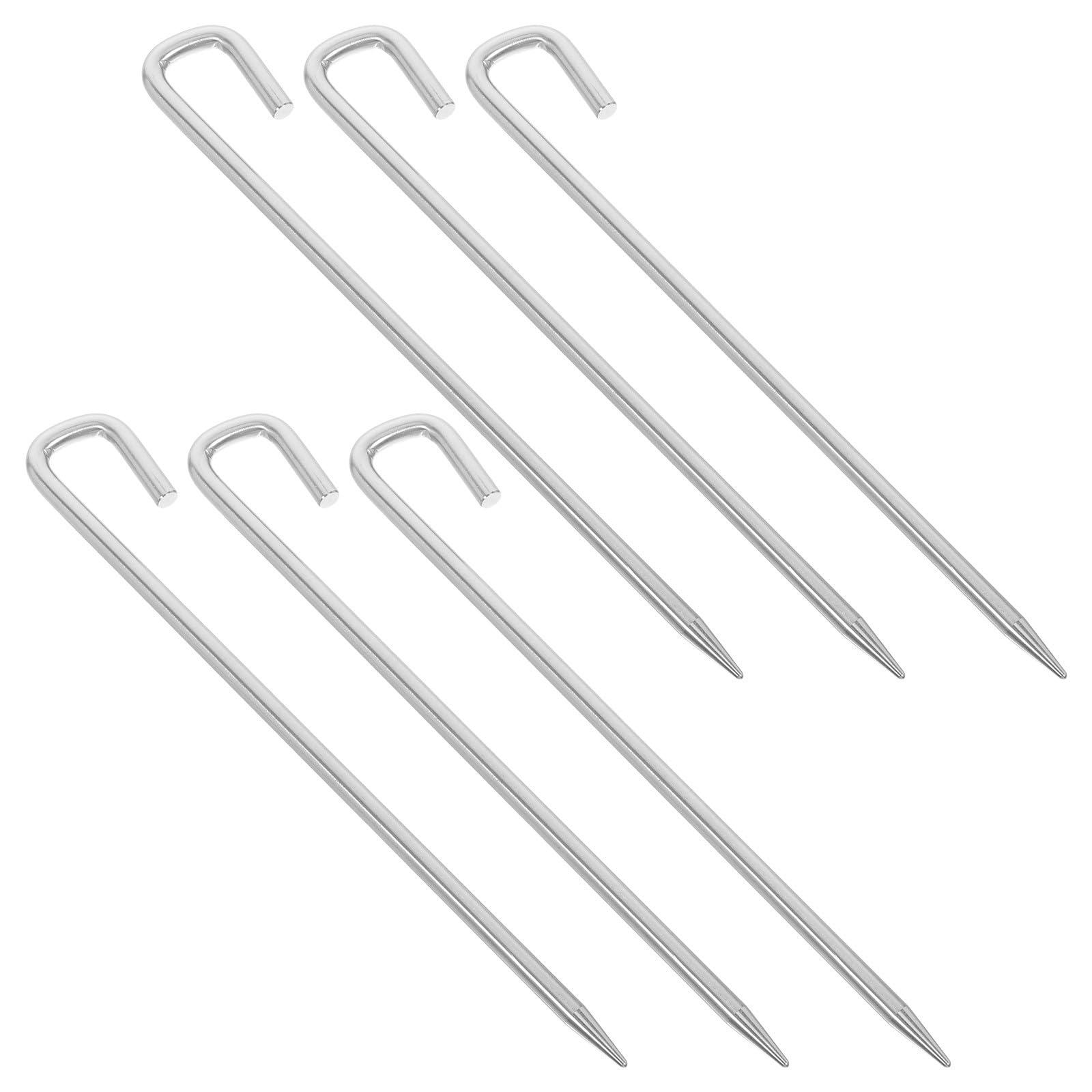 Estacas para tiendas de campaña resistentes al viento con diseño reforzado de 20 CM