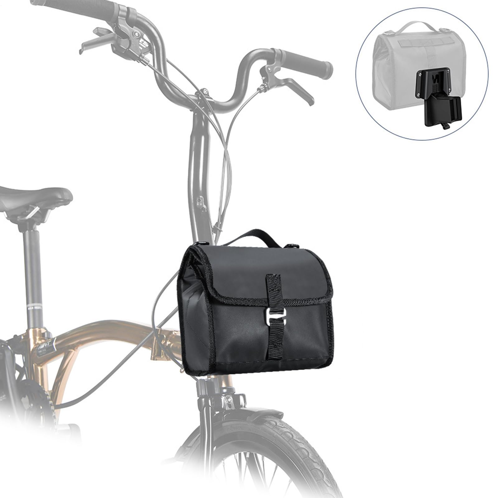 Sac de Guidon pour Vélo Sac De Stockage Pliable