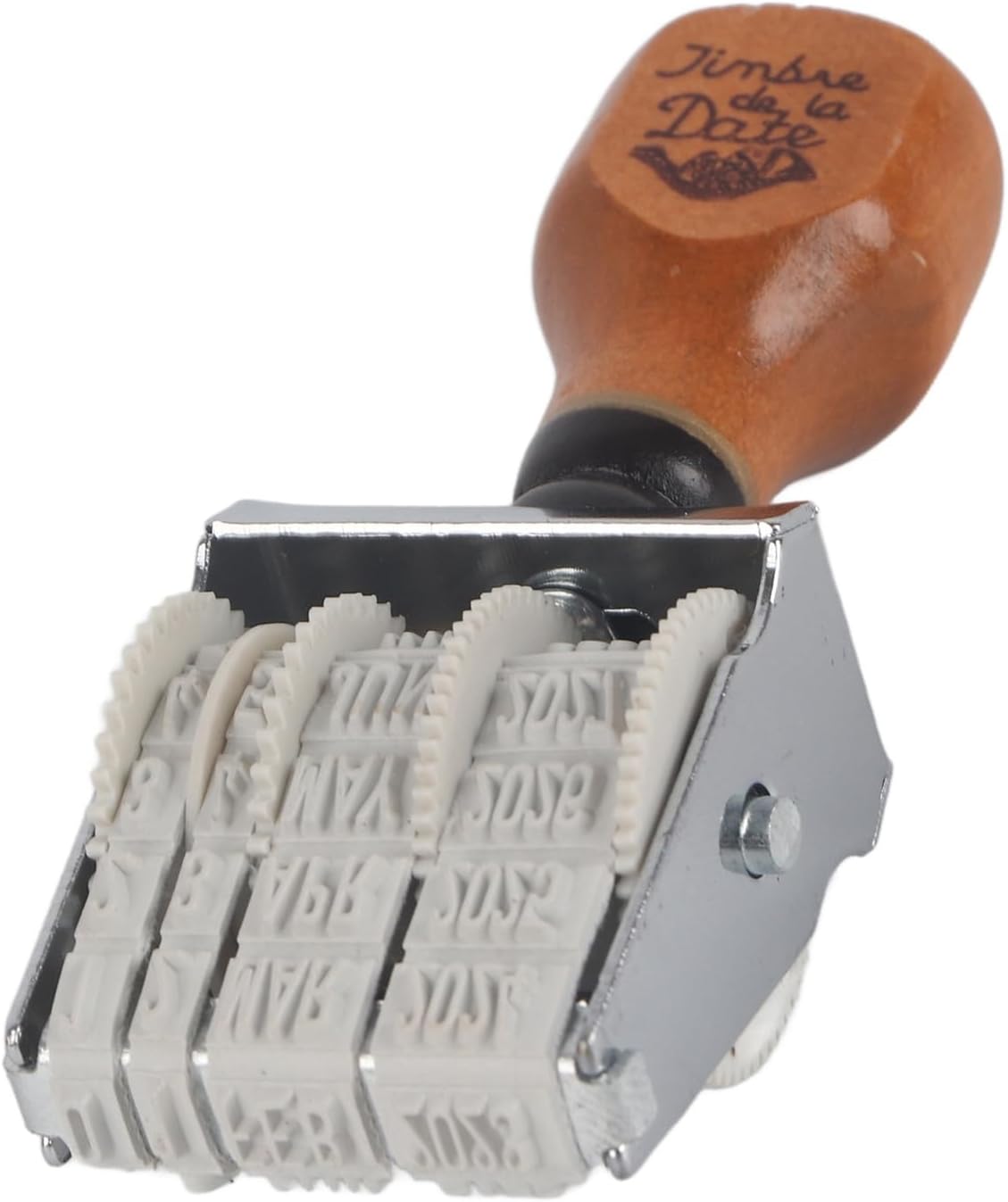 Stamp Planner Stampwood Ate Ate Wheel Stamp,Wooden Date Rolling Wheel Stamp Vintage Font for DIY S Art Decoration